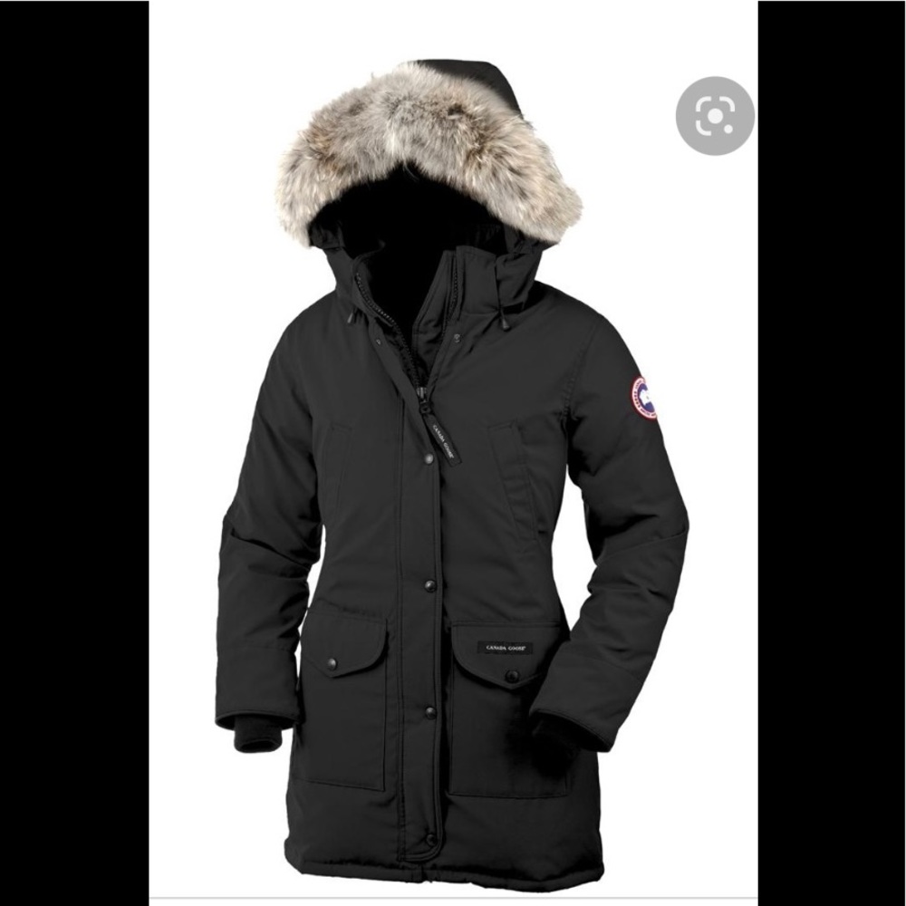 CANADA GOOSE TRILLIUM PARKA - BLACK - SIZE MEDIUM